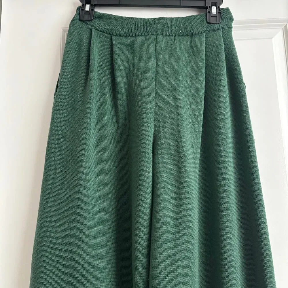 Free People Freya Emerald Spell Knit Linen Sweater Jogger Pant Size SP - Picture 8 of 15
